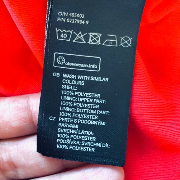 NEW w/ TAG Ruffled Sleeveless Red DRESS - Picture 7 of 7